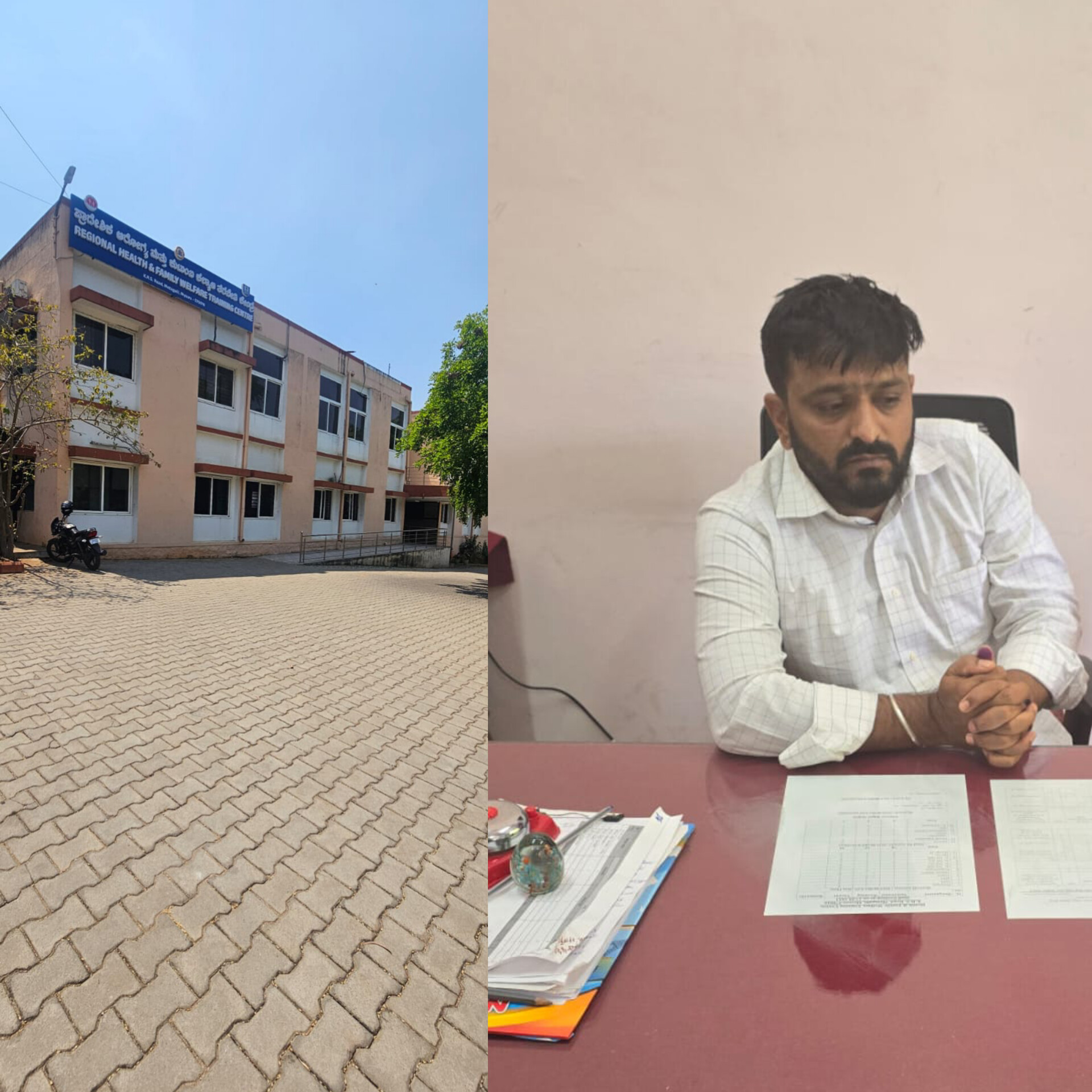 ಕ್ಯಾಟರಿಂಗ್ ಟೆಂಡರ್ ಬಿಲ್ ಬಿಡುಗಡೆ ಮಾಡಲು ಲಂಚ…ಪ್ರಾದೇಶಿಕ ಆರೋಗ್ಯ ಮತ್ತು ಕುಟುಂಬ ಕಲ್ಯಾಣ ಇಲಾಖೆ ತರಬೇತಿ ಕೇಂದ್ರ FDA ಲೋಕಾ ಬಲೆಗೆ…