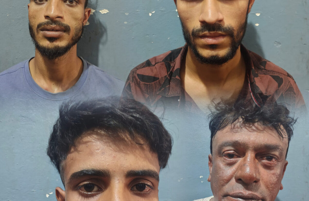 ಸಿಸಿಬಿ ಪೊಲೀಸರ ಕಾರ್ಯಾಚರಣೆ…ನಾಲ್ವರ ಬಂಧನ…10.40 ಲಕ್ಷ ಮೌಲ್ಯದ ಎಂಡಿಎಂಎ ಒಂದು ಕಾರ್ ವಶ…