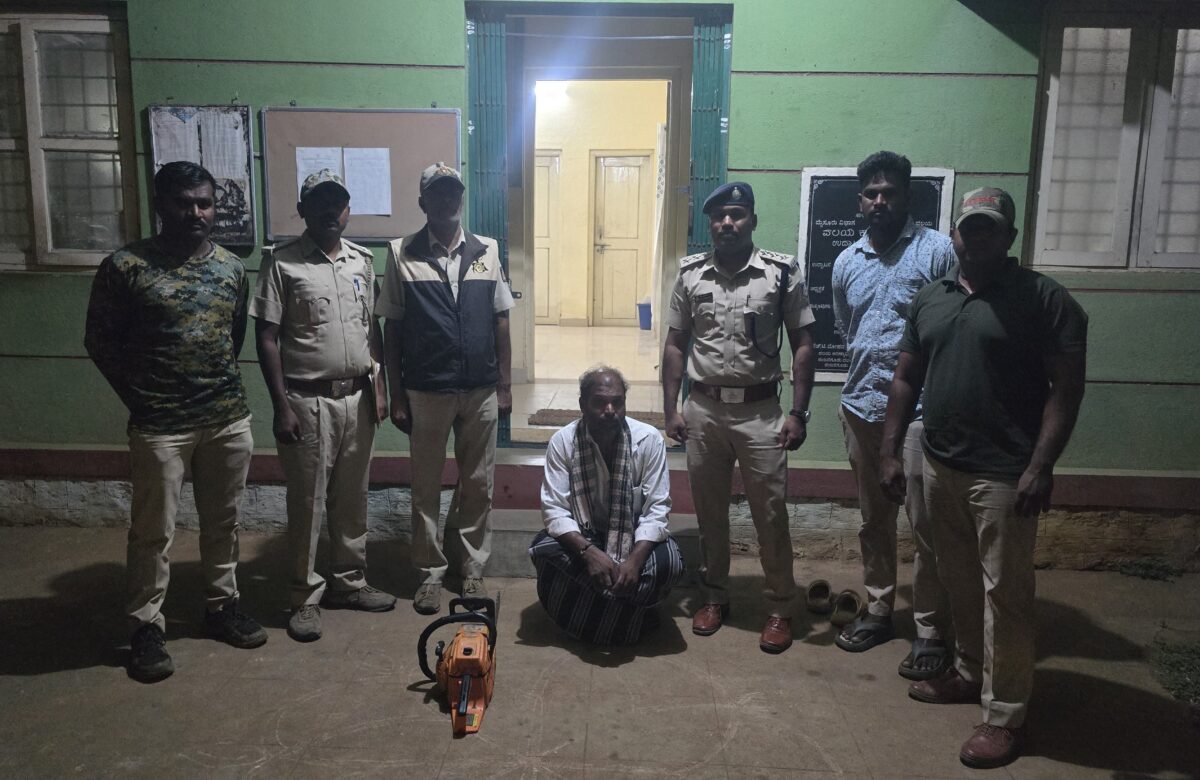 ಮರಗಳ ಹನನ ಪ್ರಕರಣ…ಓರ್ವನ ಬಂಧನ…ಕೊನೆಗೂ ಎಚ್ಚೆತ್ತ ಅರಣ್ಯ ಇಲಾಖೆ…