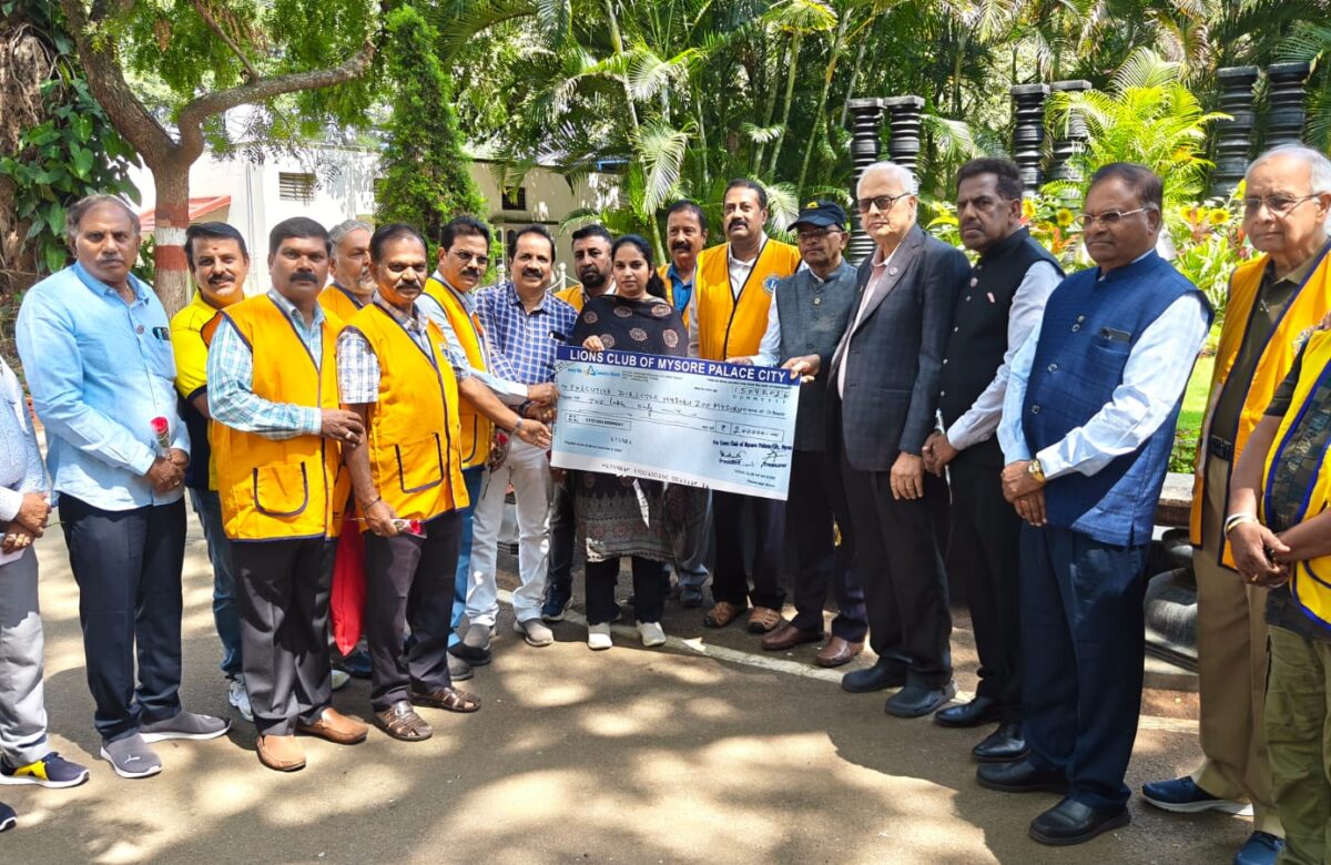 ವಿವಿಧ ಲಯನ್ಸ್ ಸಂಸ್ಥೆ ವತಿಯಿಂದ ಪ್ರಾಣಿ ದತ್ತು ಸ್ವೀಕಾರ